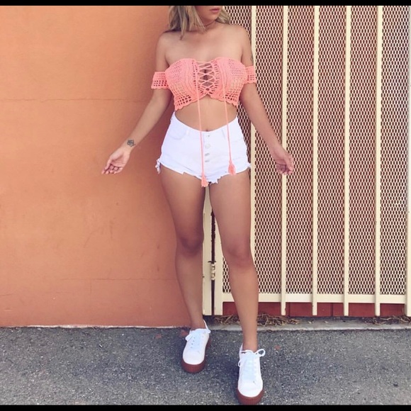 Tops - Crochet crop top